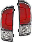 Driver and Passenger Side Halogen Tail Light, With bulb(s), OE Replacement, CAPA Certified