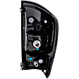Driver and Passenger Side Halogen Tail Light, With bulb(s), OE Replacement
