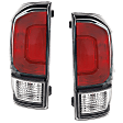Driver and Passenger Side Halogen Tail Light, With bulb(s), OE Replacement, CAPA Certified