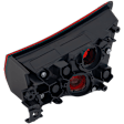 Driver and Passenger Side, Lower Halogen Tail Light, Without bulb(s), OE Replacement