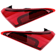 Driver and Passenger Side, Outer LED Tail Light, With bulb(s), OE Replacement