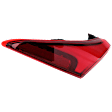 Driver and Passenger Side, Outer LED Tail Light, With bulb(s), OE Replacement