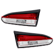 Driver and Passenger Side, Inner LED Tail Light, With bulb(s), OE Replacement