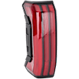 Driver and Passenger Side LED Tail Light, With bulb(s), Red Lens