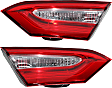 Driver and Passenger Side, Inner Halogen Tail Lights, With Bulbs