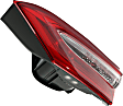 Driver and Passenger Side, Inner Halogen Tail Lights, With Bulbs