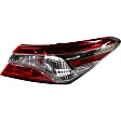 Driver and Passenger Side, Inner and Outer Halogen Tail Light, With bulb(s), OE Replacement, CAPA Certified