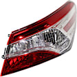 Driver and Passenger Side, Inner and Outer Tail Lights, without Bulb, Halogen, CAPA CERTIFIED