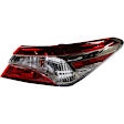 Driver and Passenger Side, Inner and Outer Halogen Tail Light, With bulb(s), OE Replacement