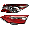 Driver and Passenger Side, Inner and Outer Tail Lights, without Bulb, Halogen