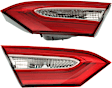 Driver and Passenger Side, Inner Tail Lights, without Bulb, Halogen, Mounts On Luggage Lid, Japan Built Vehicle