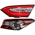 Driver and Passenger Side, Inner and Outer Tail Lights, without Bulb, Halogen, CAPA CERTIFIED
