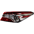 Driver and Passenger Side, Inner and Outer Tail Lights, without Bulb, Halogen, CAPA CERTIFIED