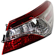 Driver and Passenger Side, Inner and Outer Tail Lights, without Bulb, Halogen, CAPA CERTIFIED