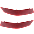 Rear, Driver and Passenger Side Bumper Reflector