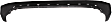 Rear, Upper and Lower Upper - Primed, Lower - Textured Bumper Cover CAPA Certified