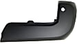 Rear, Driver and Passenger Side Bumper End, Textured Plastic