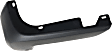 Rear, Driver and Passenger Side Bumper End, Textured Plastic
