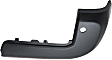 Rear, Driver and Passenger Side Bumper End, Textured Plastic