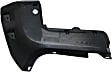 Rear, Driver and Passenger Side Bumper End, Textured Plastic