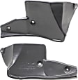 2014 Toyota Yaris - Rear, Driver and Passenger Side Bumper Filler, Black