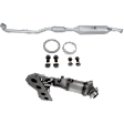 Front and Rear Catalytic Converter, 2.5L, 4Cyl, Federal EPA Standard, 46-State Legal (Cannot ship to CA, CO, NY or ME), Direct Fit