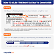Front and Rear Catalytic Converter, 2.5L, 4Cyl, Federal EPA Standard, 46-State Legal (Cannot ship to CA, CO, NY or ME), Direct Fit