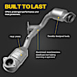 Front and Rear Catalytic Converter, 2.5L, 4Cyl, Federal EPA Standard, 46-State Legal (Cannot ship to CA, CO, NY or ME), Direct Fit