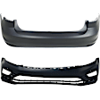 Front and Rear Primed Bumper Cover 1.4L, 4Cyl, CAPA Certified