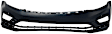 Front and Rear Primed Bumper Cover 1.4L, 4Cyl, CAPA Certified