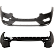 Front and Rear Primed Bumper Cover 2.0L, 4Cyl