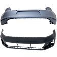 2015-2017 Volkswagen GTI - Front and Rear Primed Bumper Cover