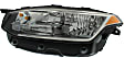 Driver and Passenger Side Halogen Headlight, With bulb(s), OE Replacement