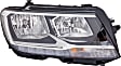 Driver and Passenger Side Headlights, with Bulbs, Halogen, For Models with LED Daytime Running Light