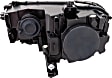 Driver and Passenger Side Headlights, with Bulbs, Halogen, For Models with LED Daytime Running Light