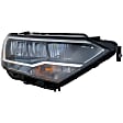 Driver and Passenger Side LED Headlight, With bulb(s), OE Comparable Finish