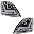 2015 Volvo VNL - Driver and Passenger Side LED Headlight, With bulb(s), OE Comparable Finish