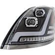 2015 Volvo VNL - Driver and Passenger Side LED Headlight, With bulb(s), OE Comparable Finish