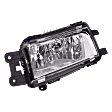 Front, Driver and Passenger Side Fog Lights, With Bulb(s), Halogen