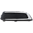 Fog Light Cover - Front, Driver and Passenger Side, Black