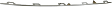 Front, Driver and Passenger Side Fog Light Trims, Chrome