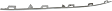Front, Driver and Passenger Side Fog Light Trims, Chrome