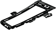Front, Driver and Passenger Side Fog Light Trims, Textured Black, without Chrome Molding