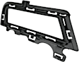 Front, Driver and Passenger Side Fog Light Trims, Textured Black, without Chrome Molding