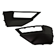 Front, Driver and Passenger Side, Outer, Lower Fog Light Trims, Textured