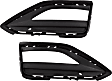 2019 Volkswagen Jetta - Driver and Passenger Side Fog Light Trim, Textured Black