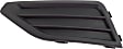 Fog Light Cover - Front, Driver and Passenger Side, Black, For Models Without R-Line Package