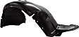 Front, Driver and Passenger Side, Fender Liner