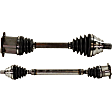 2015-2018 Volkswagen Jetta TDI SE - Front, Driver and Passenger Side Axle Assemblies, Automatic Dual Clutch Transaxle