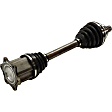 2015-2018 Volkswagen Jetta TDI SE - Front, Driver and Passenger Side Axle Assemblies, Automatic Dual Clutch Transaxle
